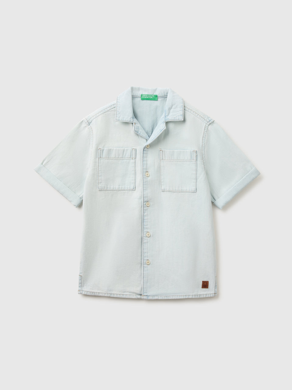 Short-sleeved denim shirt - ucb_image_FS