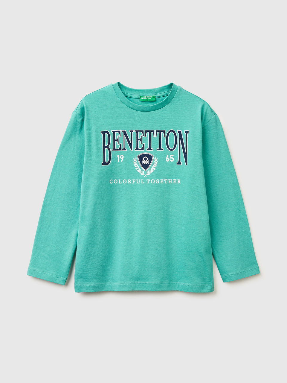 T-shirt in organic cotton with logo print - ucb_image_FS