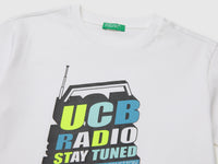 Organic cotton T-shirt with logo print - ucb_image_DS1