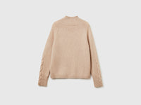 Camisola de gola alta em pura caxemira - ucb_image_BS