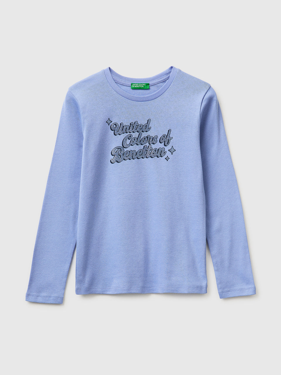 T-shirt com logótipo glitter em algodão orgânico - ucb_image_FS