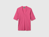 T-shirt slim fit em algodão de fibra longa - ucb_image_FS