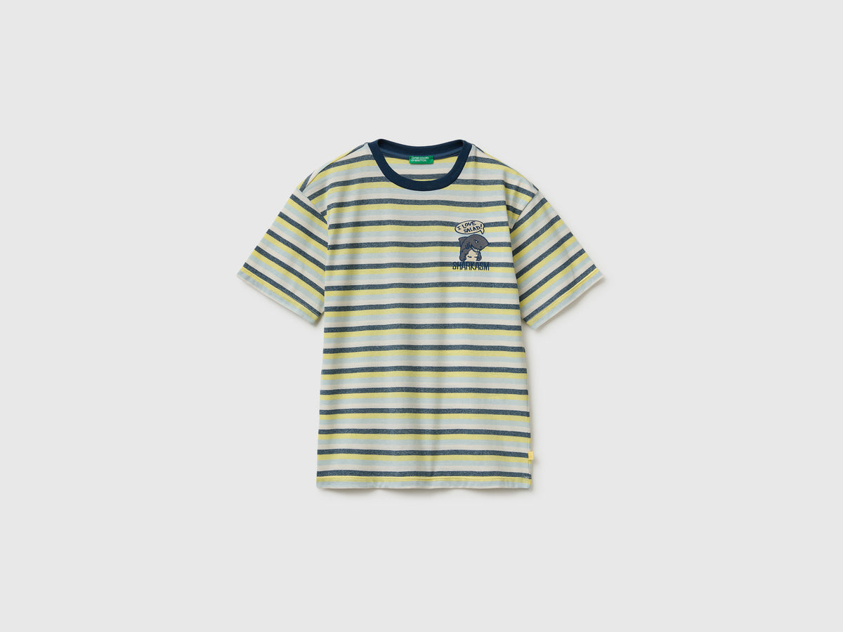 T-shirt over fit às riscas - ucb_image_FS