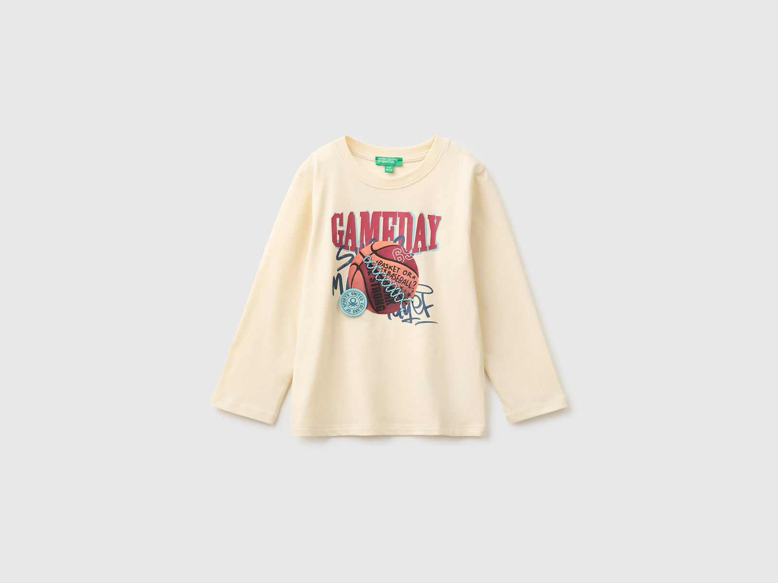 T-shirt com estampa e bordado - ucb_image_FS