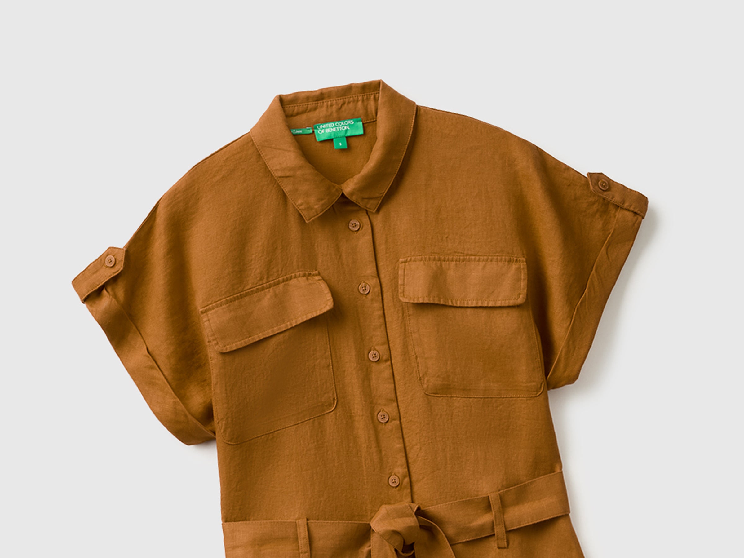 Chemise midi em linho puro - ucb_image_FY