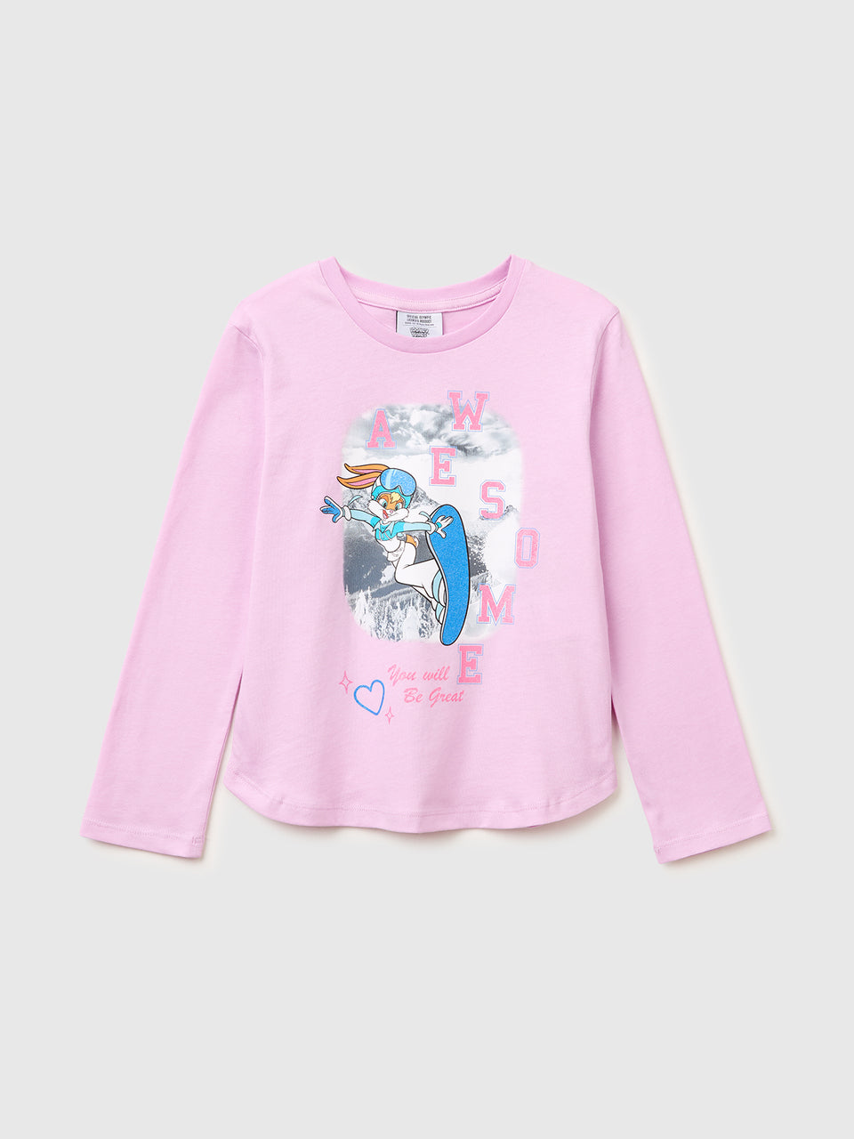 Looney Tunes x Olympic Collection lilac t-shirt - ucb_image_FS