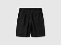 Bermudas com cordão de ajuste em linho puro - ucb_image_BS