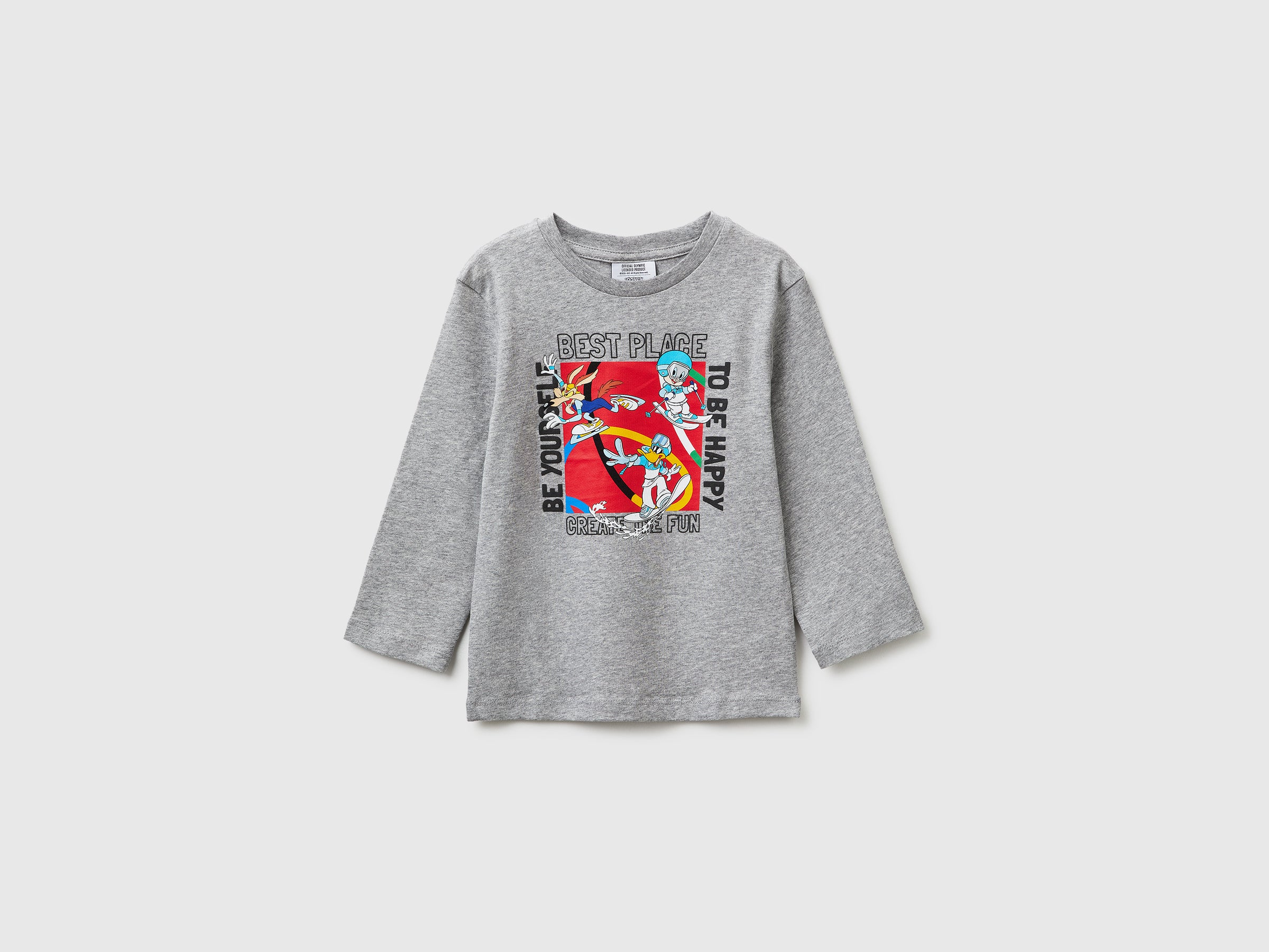 T-shirt cinzenta Looney Tunes x Olympic Collection - ucb_image_FS
