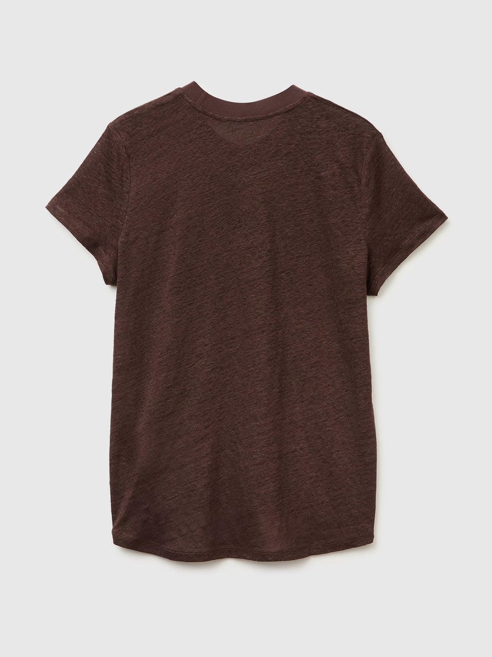 Crew neck T-shirt in pure linen - ucb_image_BS