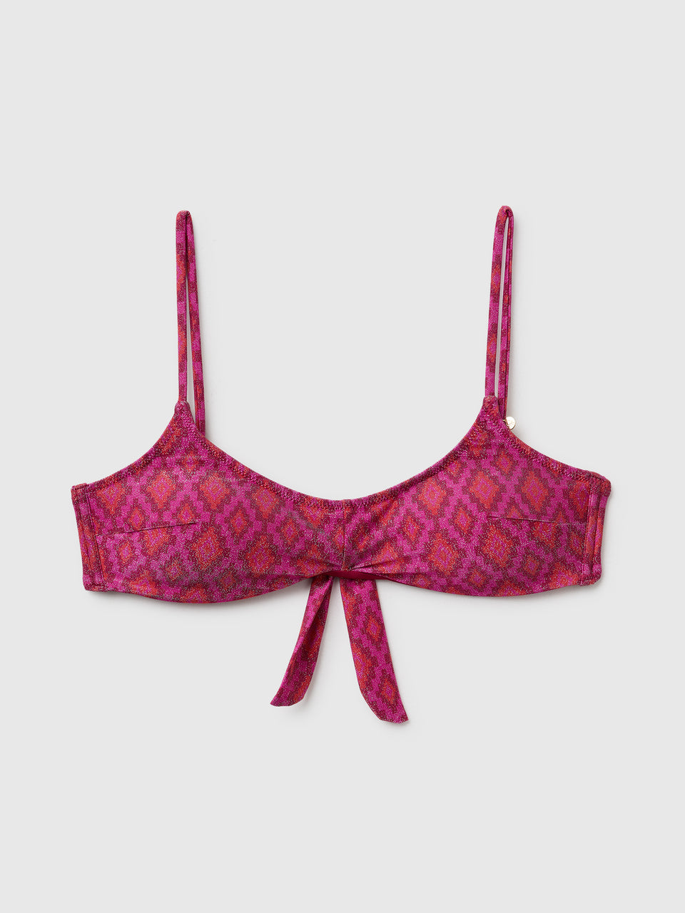 Brassiere de biquíni com estampado étnico e lurex - ucb_image_FS