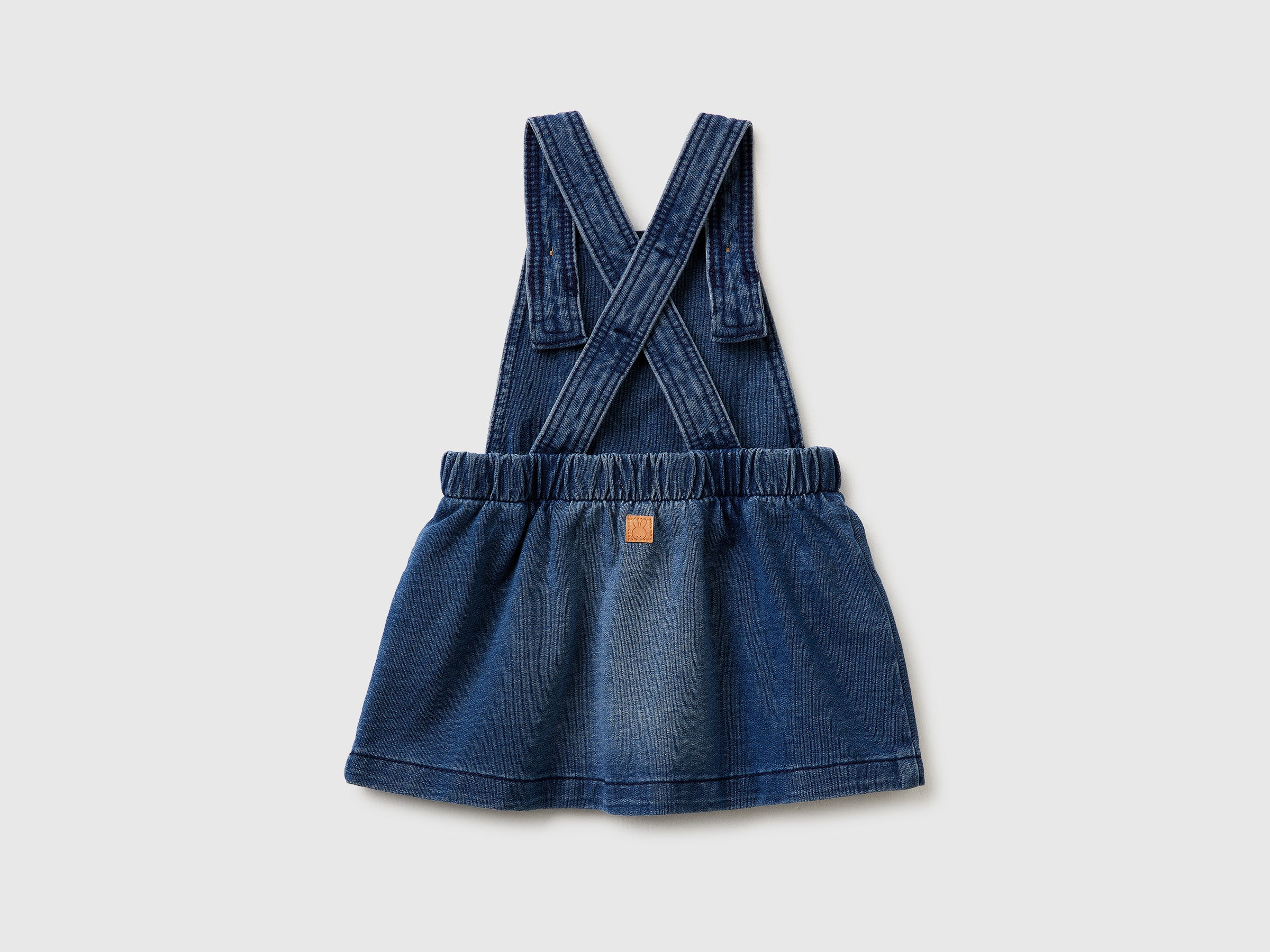 Denim-effect dungaree skirt - ucb_image_BS