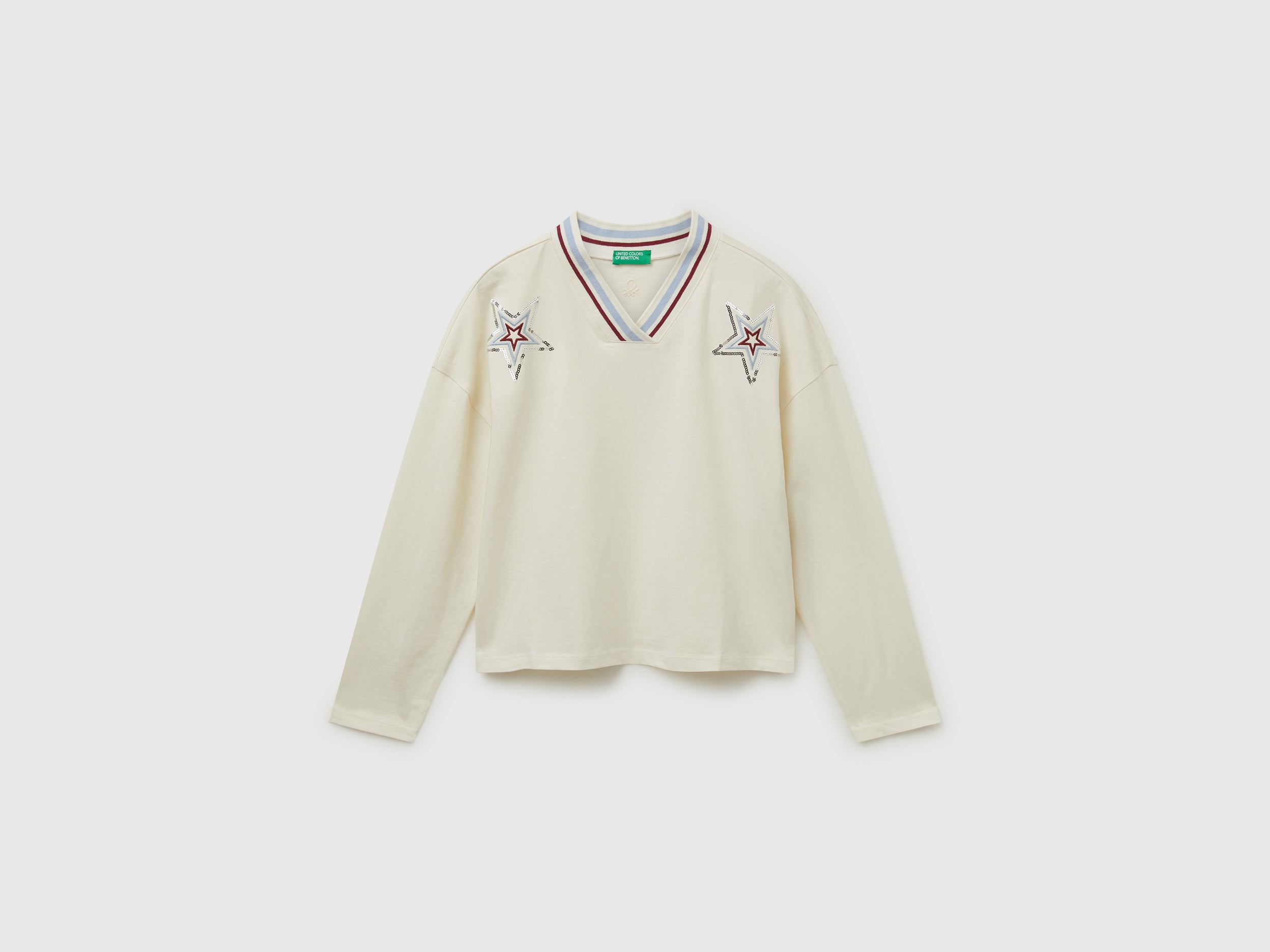T-shirt com bordado lantejoulas - ucb_image_FS