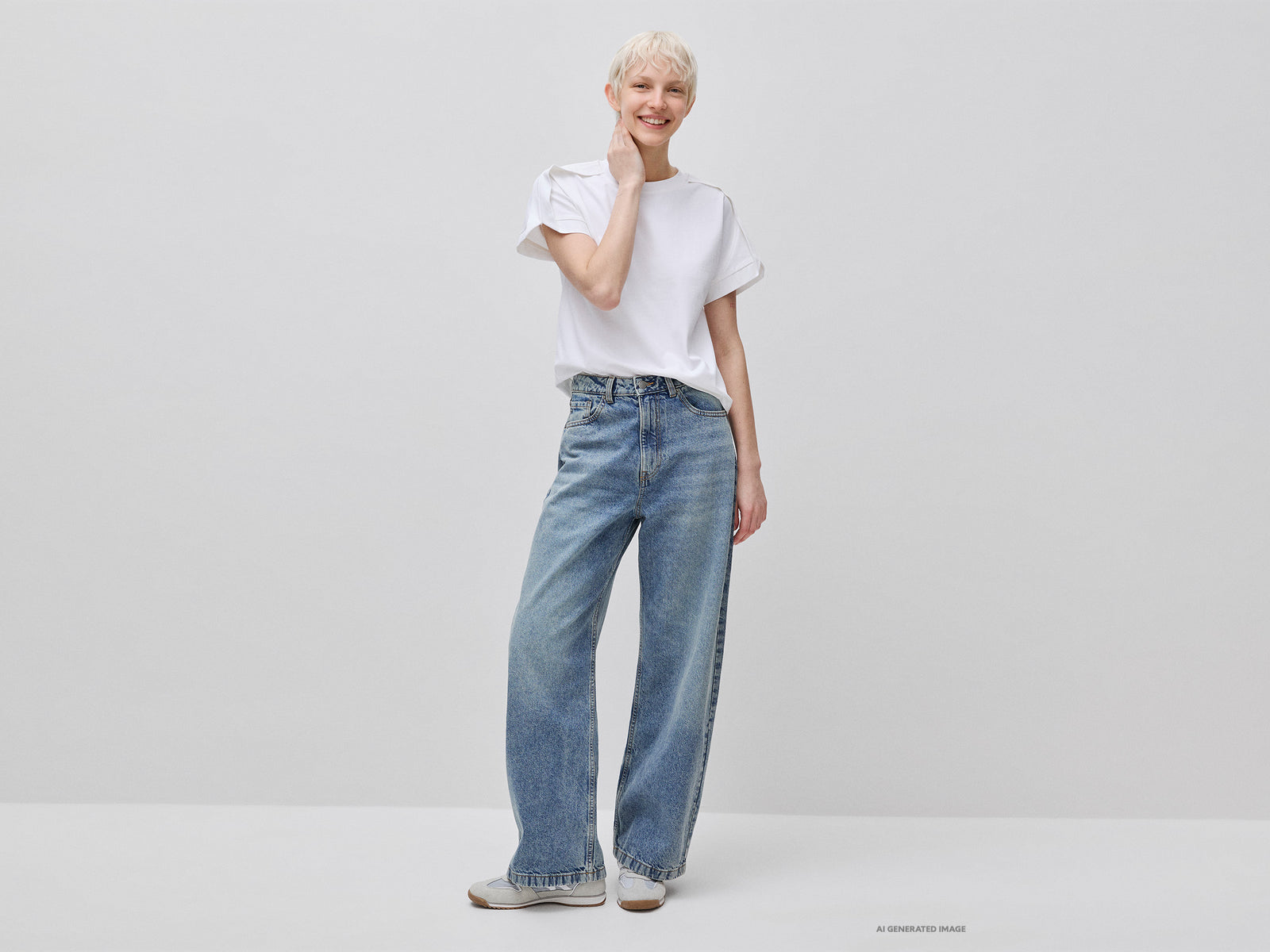 Loose-fit jeans