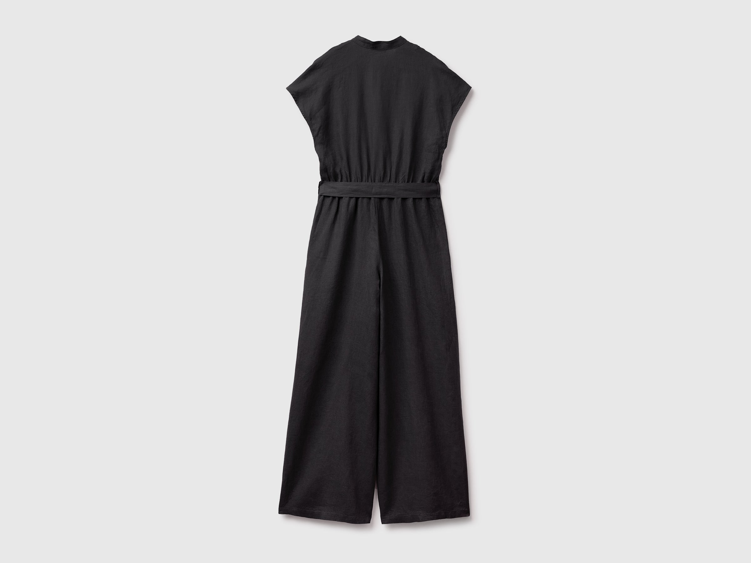 100% linen crossover jumpsuit - ucb_image_BS