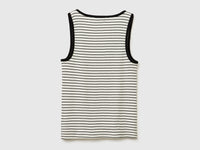 Striped tank top in pure cotton - ucb_image_BS