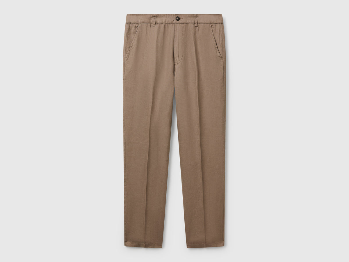 Chinos in pure linen - ucb_image_FS