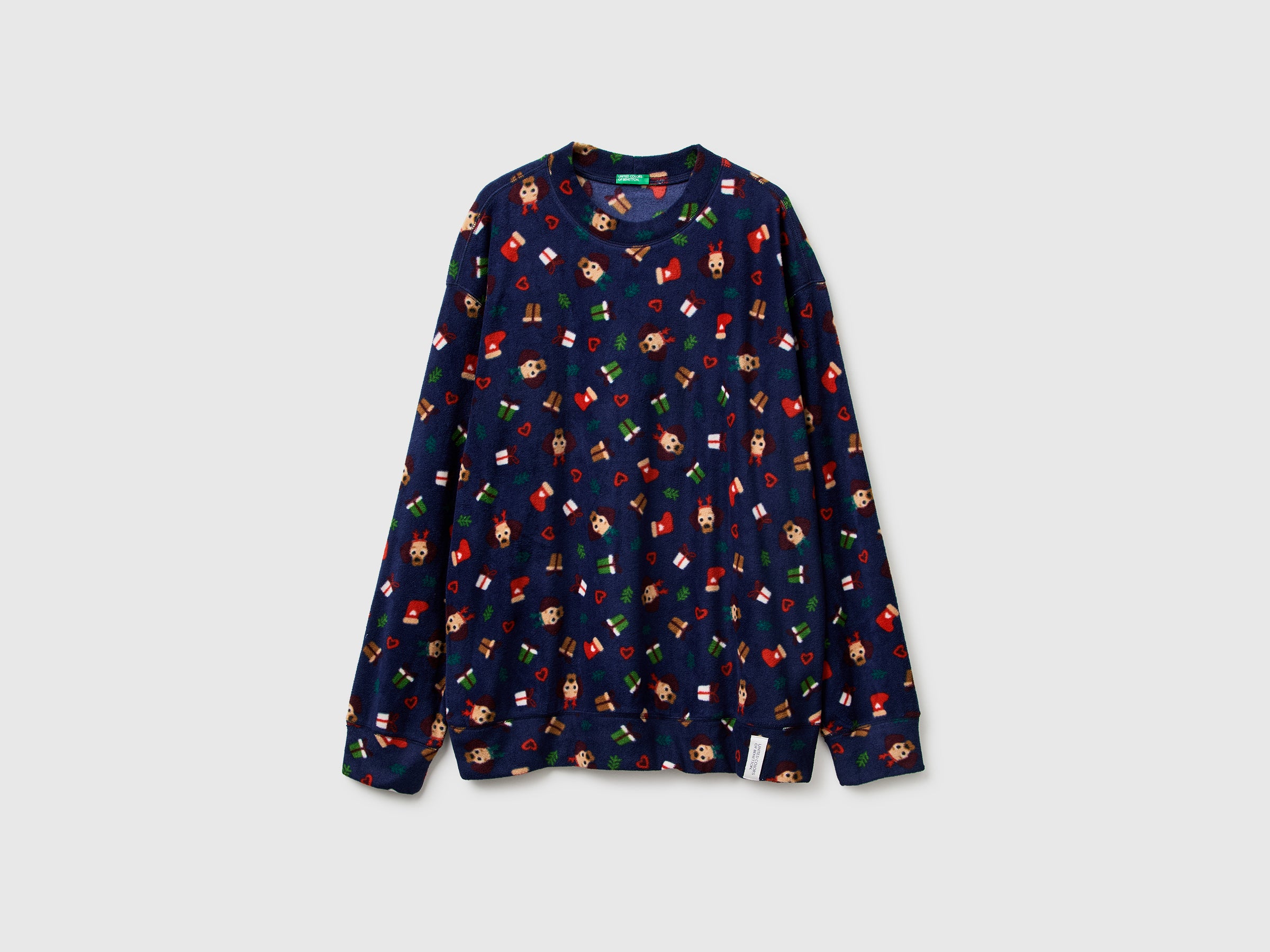 T-shirt em tecido polar com estampa natalina - ucb_image_FS