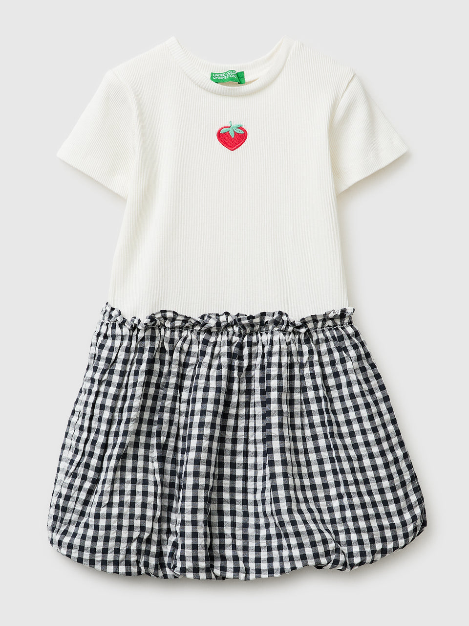 Vestido com saia aos quadrados vichy - ucb_image_FS