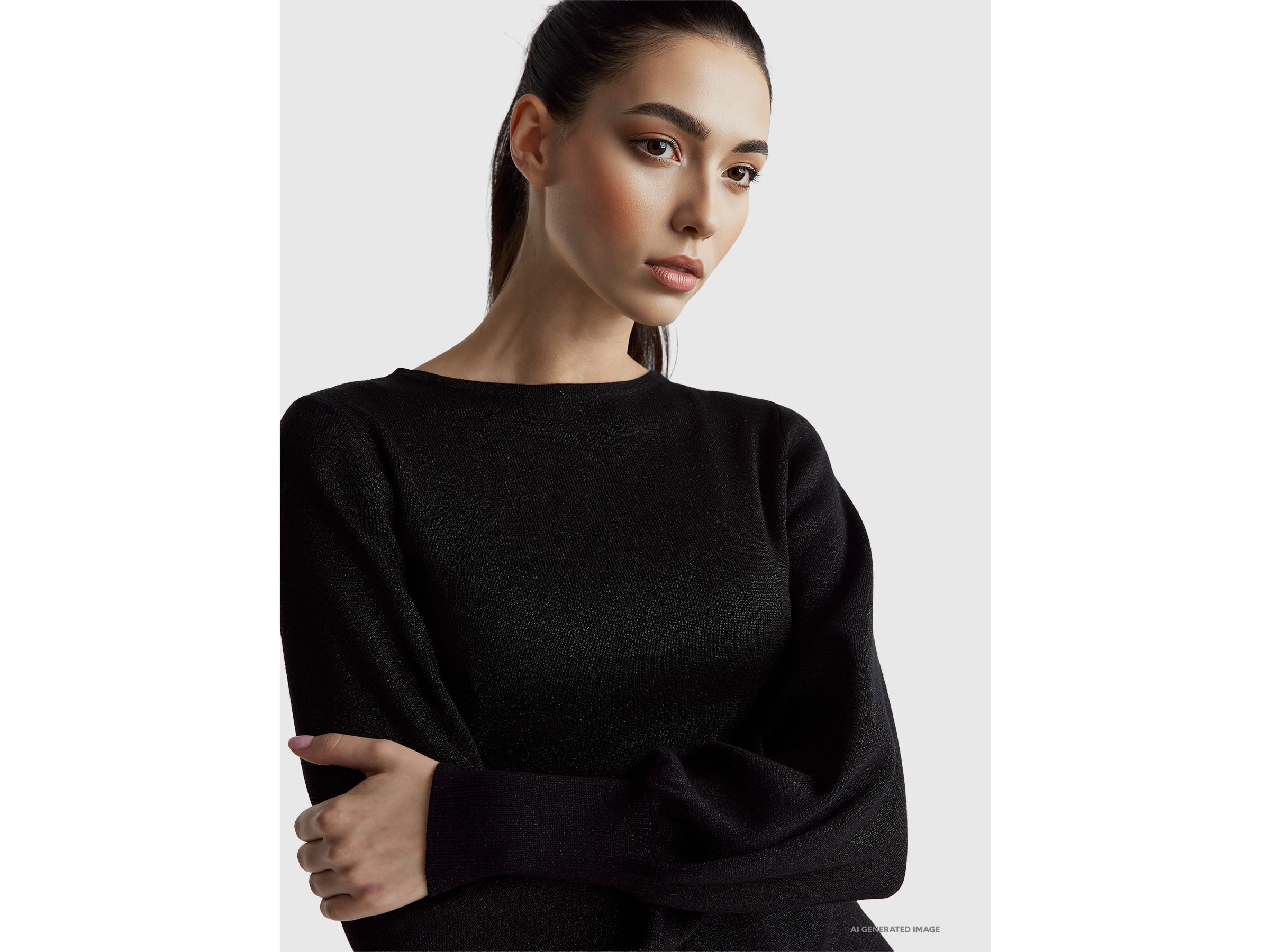 Camisola com cinto e lurex - ucb_image_FY