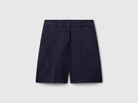 Bermudas with cuff in stretch cotton - ucb_image_FS