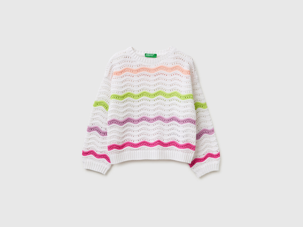 Sweater with multicolored stripes - ucb_image_FS