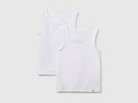 Duas t-shirts sem mangas interiores em algodão stretch - ucb_image_FS