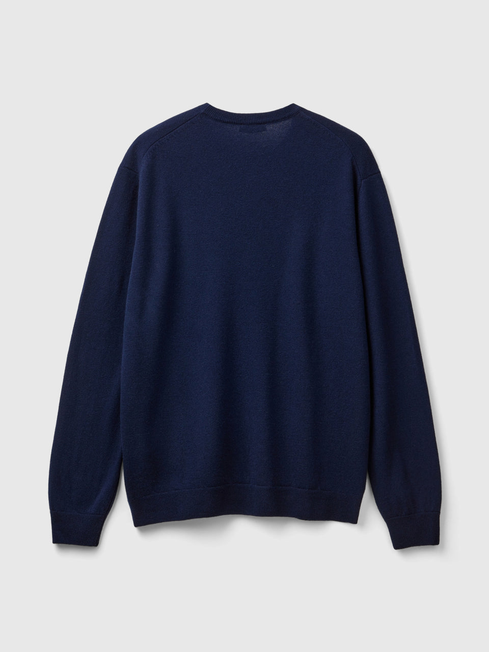 Camisola azul-escuro em pura lã Merino - ucb_image_BS