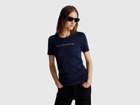 T-shirt 100% algodão com estampa logótipo glitter - ucb_image_F