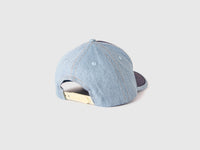 Denim baseball cap with slogan - ucb_image_BS
