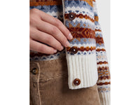 Cardigã jacquard em mistura de lã - ucb_image_FY