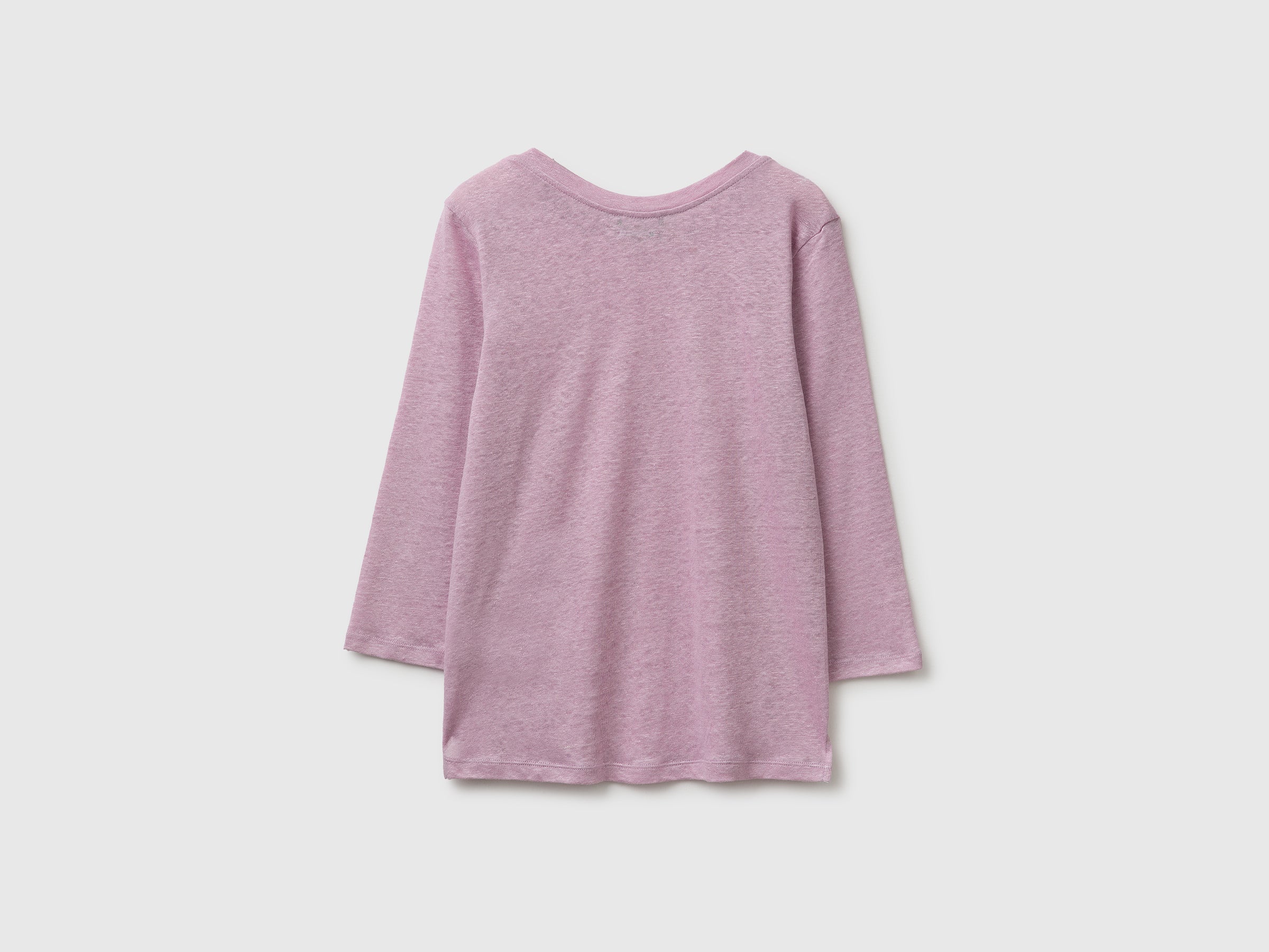Boat-neck T-shirt in pure linen - ucb_image_BS