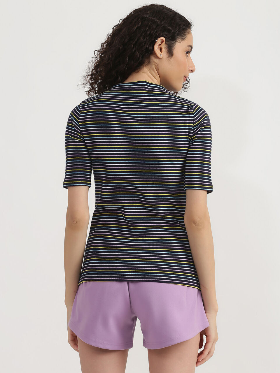 3/4Th Slv Multicolor Y/D Top image number null