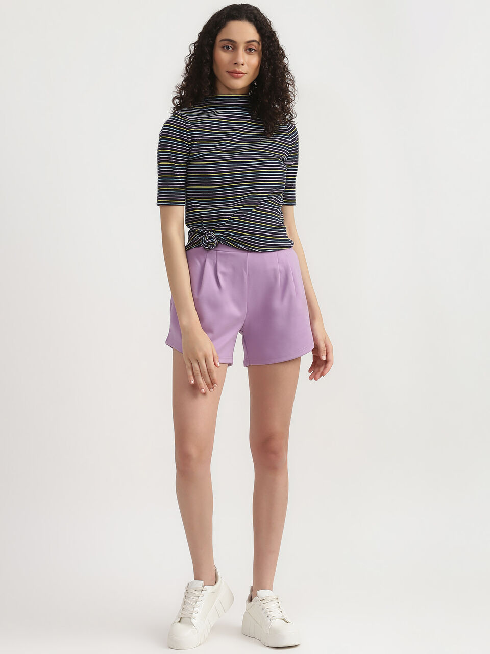 3/4Th Slv Multicolor Y/D Top image number null