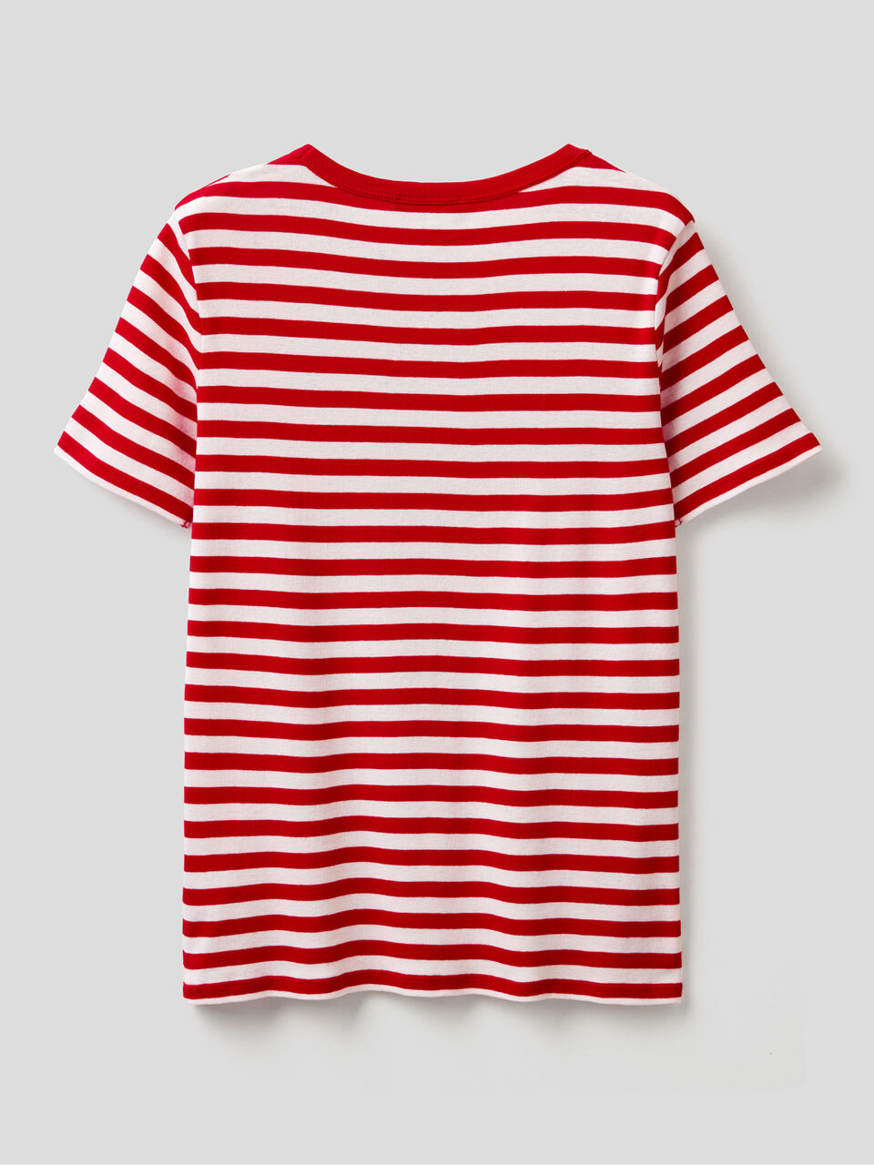 Crew neck striped t-shirt image number 2