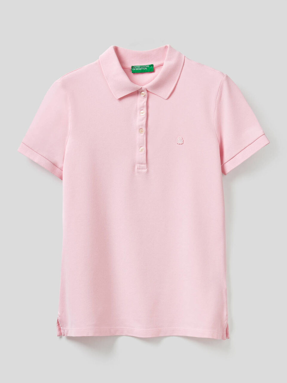 Stretch cotton polo image number null