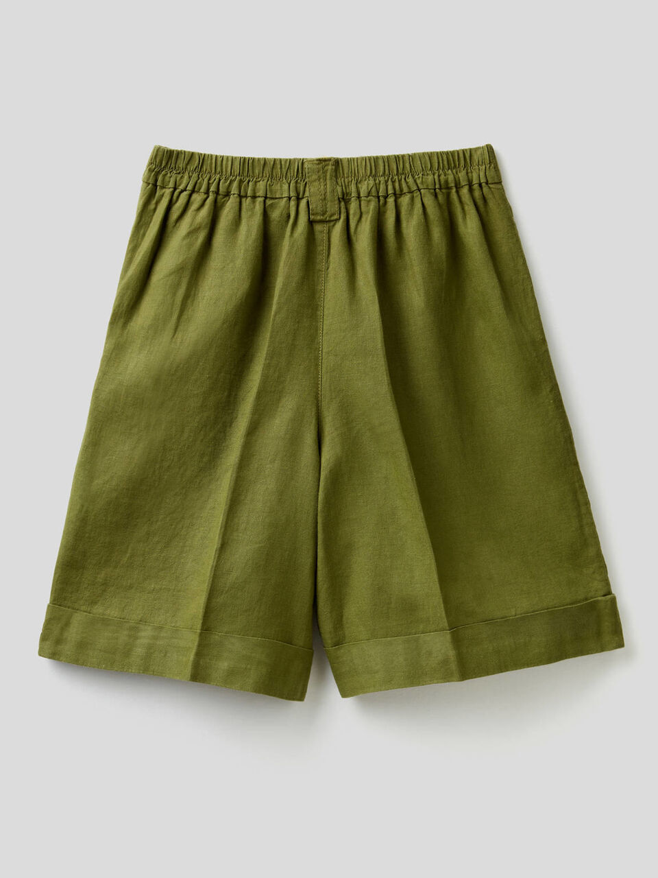 Bermudas in 100% linen image number null