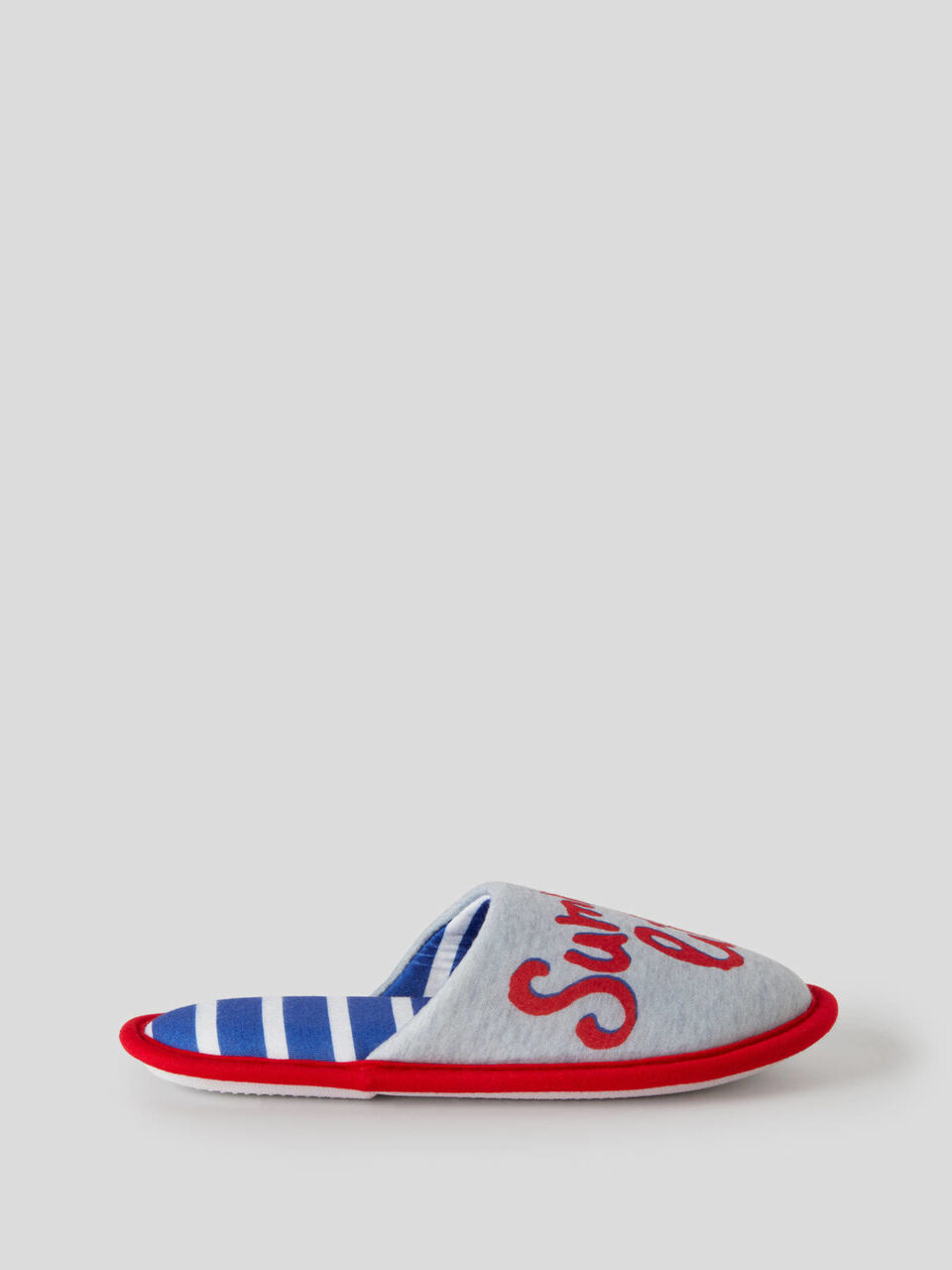 Printed jersey slippers image number 1