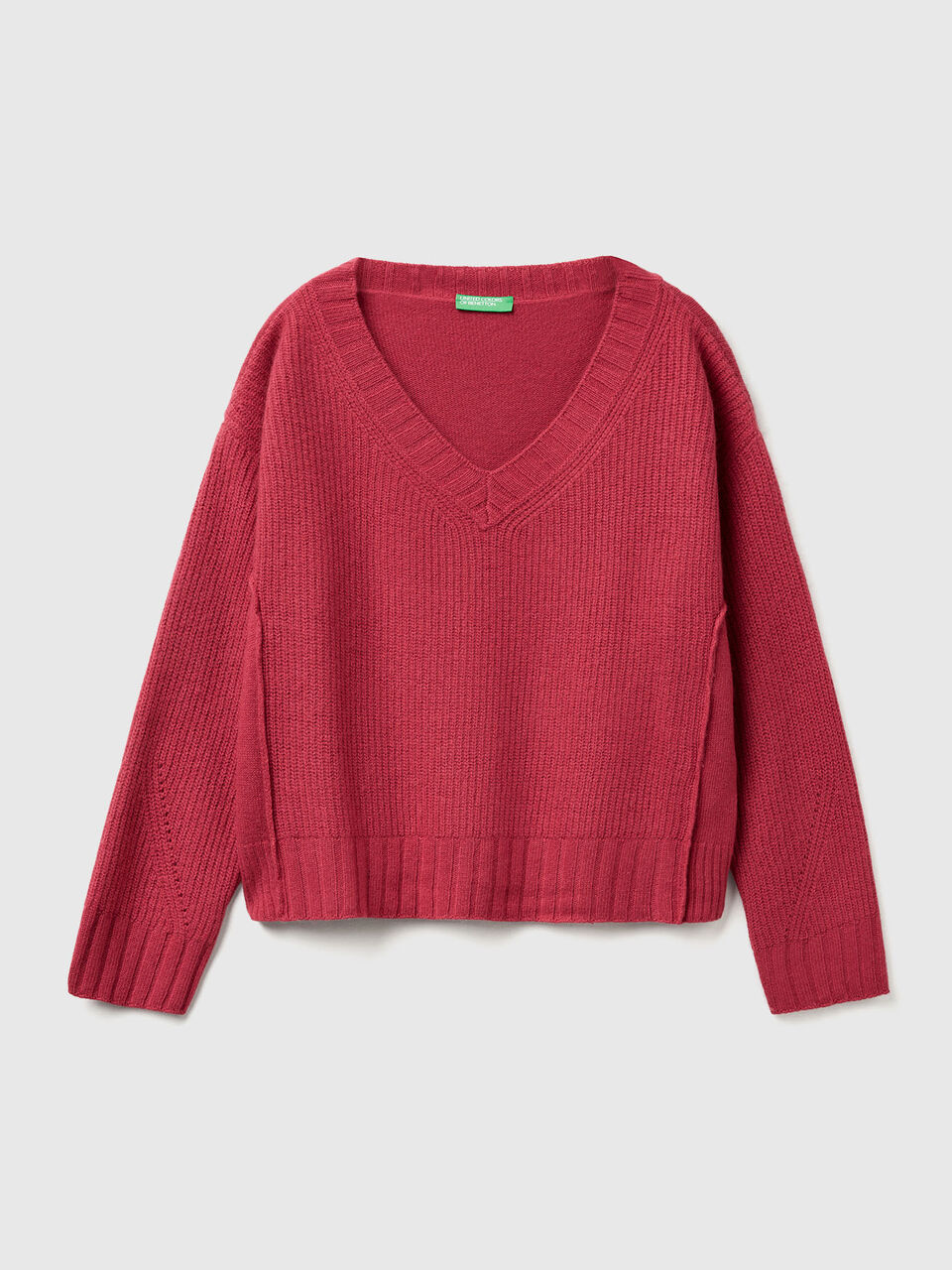 V NECK SWEATER L/S Women image number null