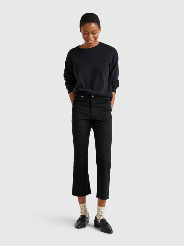 Five pocket cropped trousers Women
