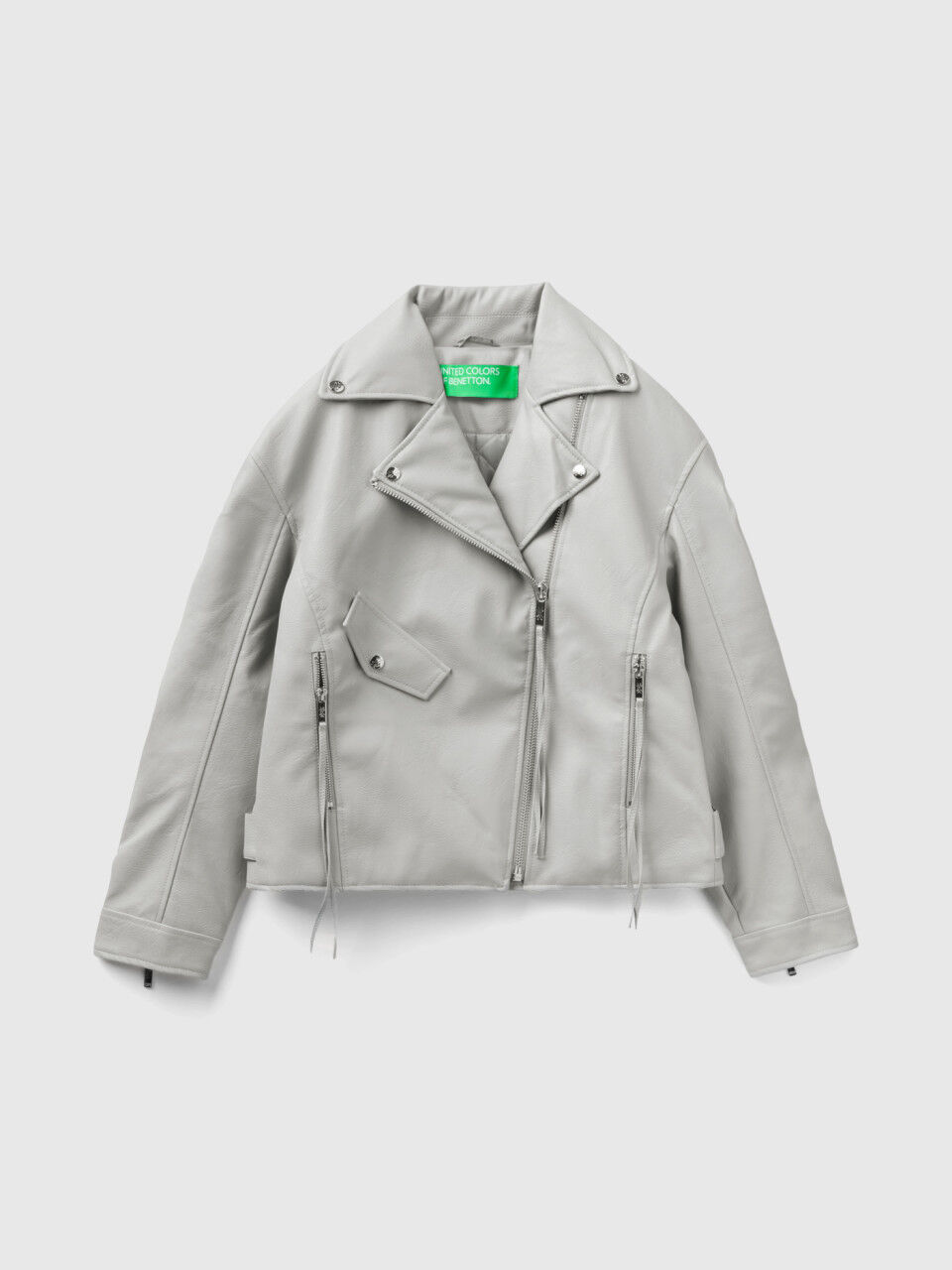 Mint green deals leather jacket