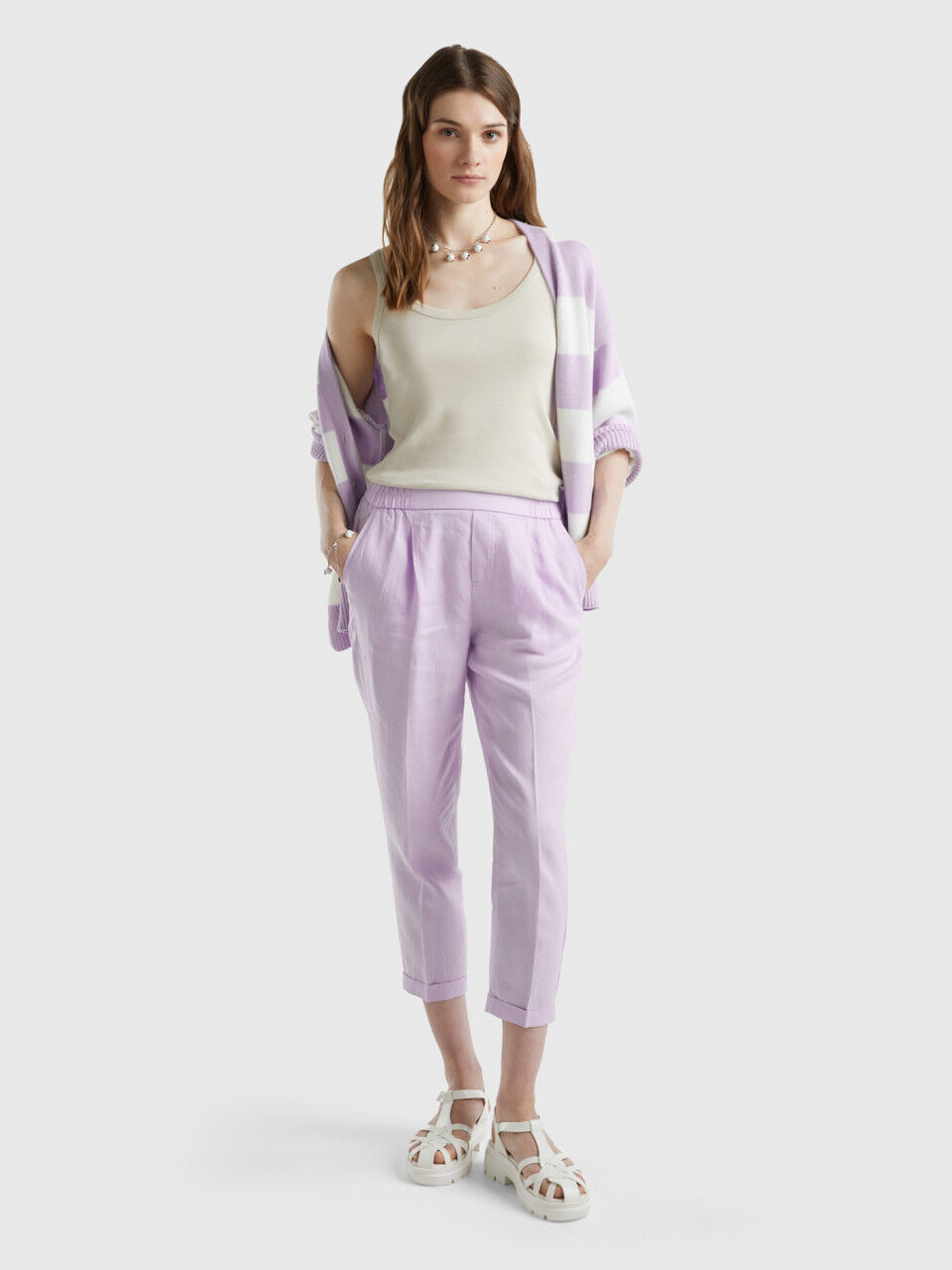 Pantaloni benetton outlet