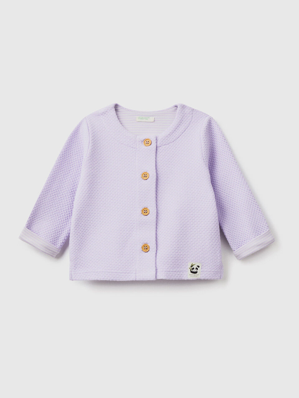 Cardigan with jacquard knit