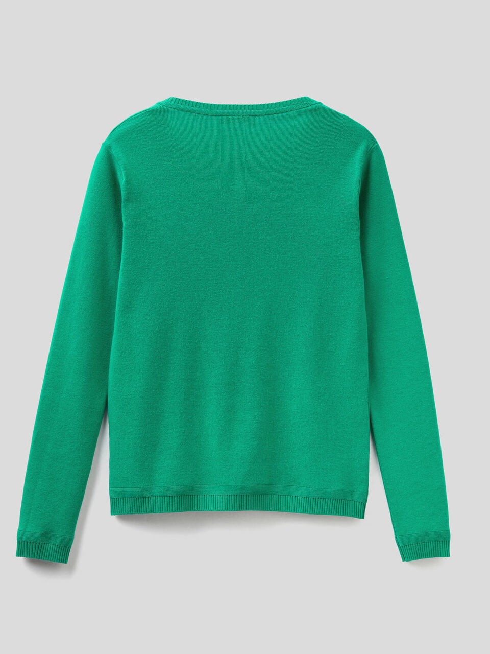 Pure cotton crew neck cardigan image number 2