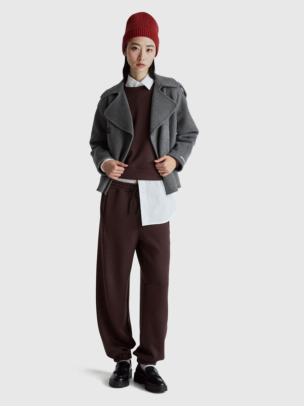 Pullover sweatshirt with stripes Women