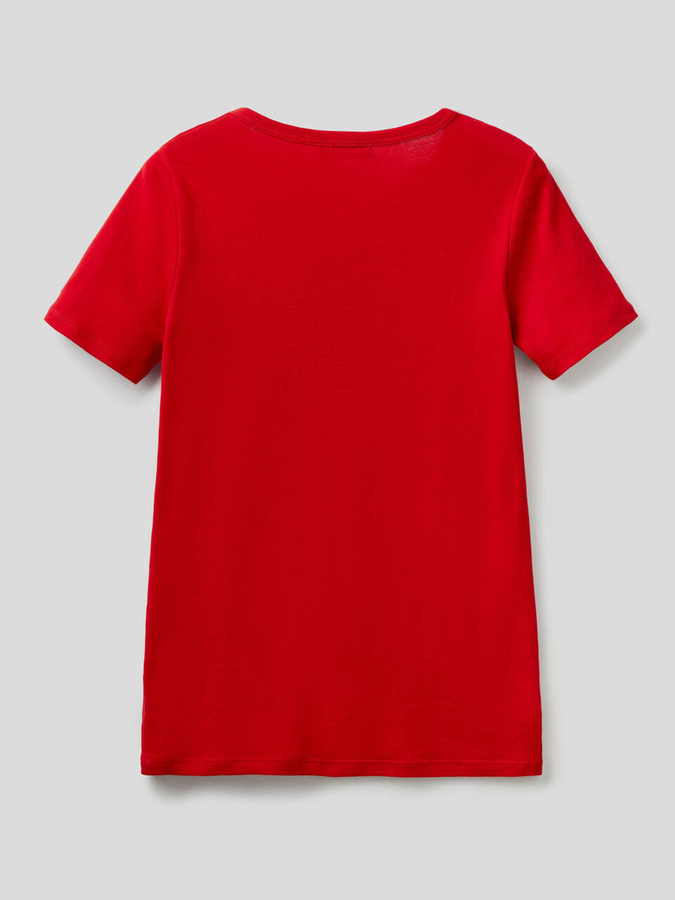 T-shirt in 100% cotton with glitter print logo image number 2