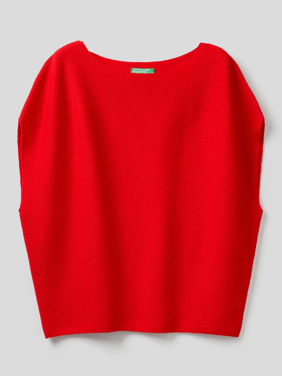 100% cotton short sleeve sweater image number 1