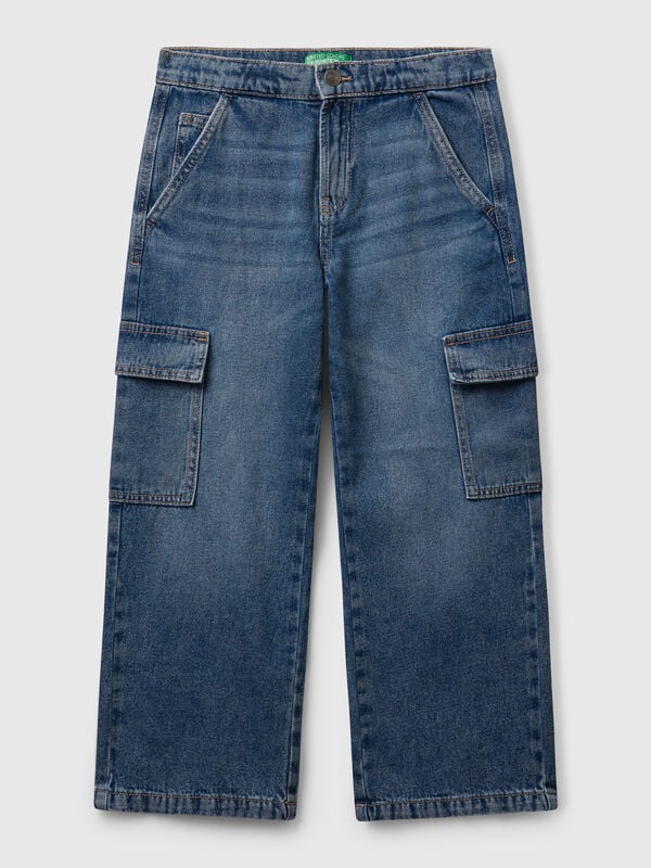 Loose fit cargo jeans Junior Boy