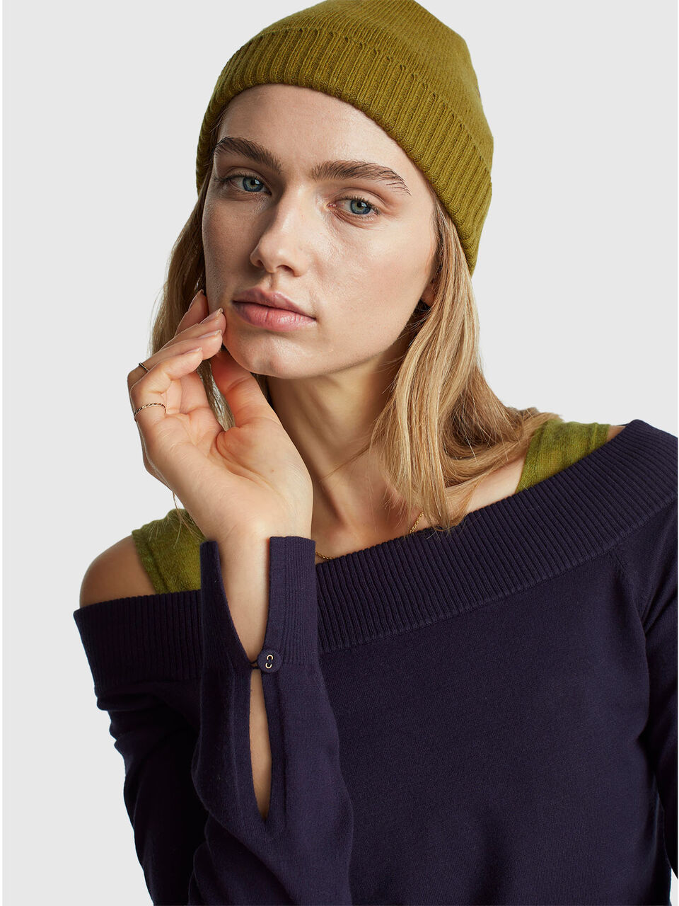 BOAT-NECK SWEAT.L/S Women image number null