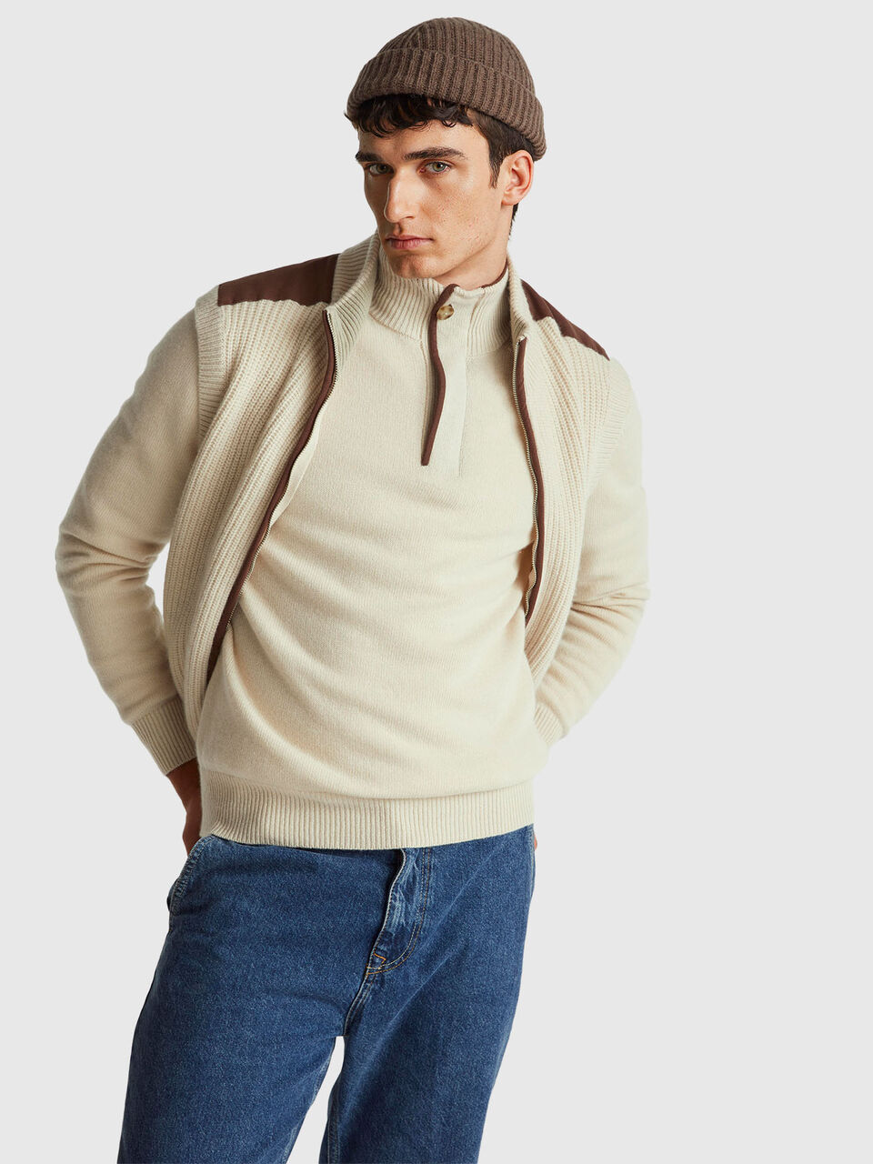 TURTLE NECK SWEATER Men image number null
