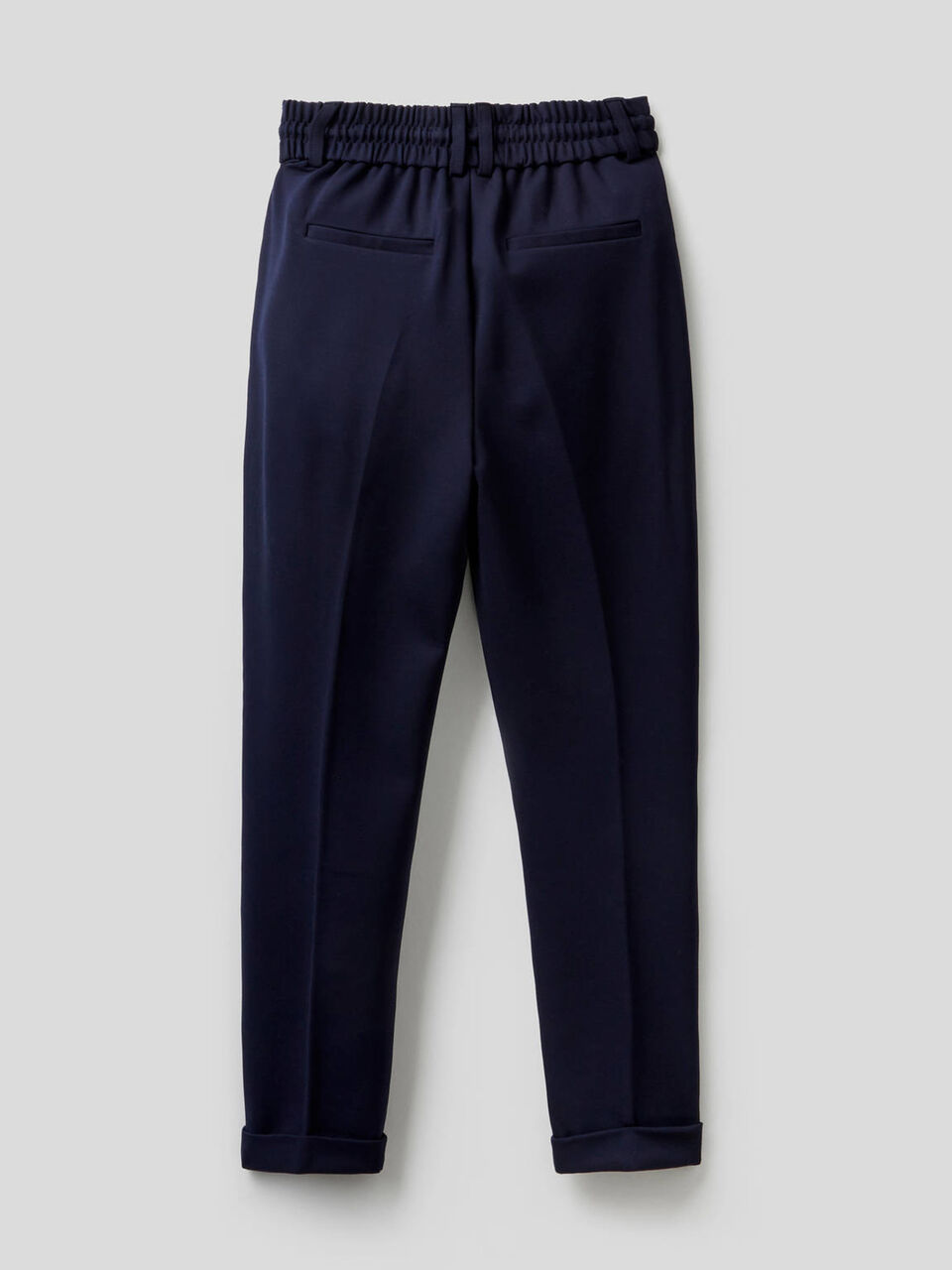 Trousers with drawstring and cuff image number 2